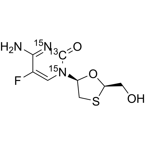 Emtricitabine-13C,15N2 (BW1592-13C,15N2) 1217820-69-3